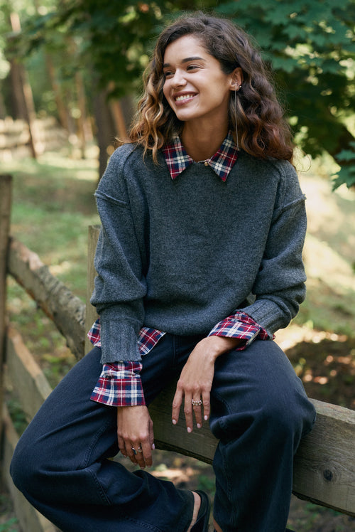Grey sweater - SOLMAR