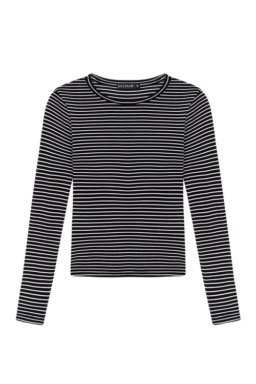 Black Striped Long Sleeve - SOLMAR
