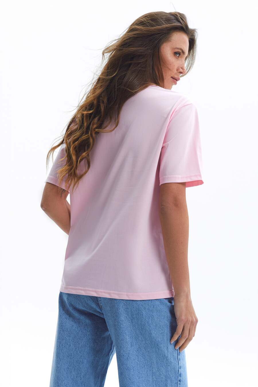 Pink "Knock, Knock" Print T-shirt - SOLMAR
