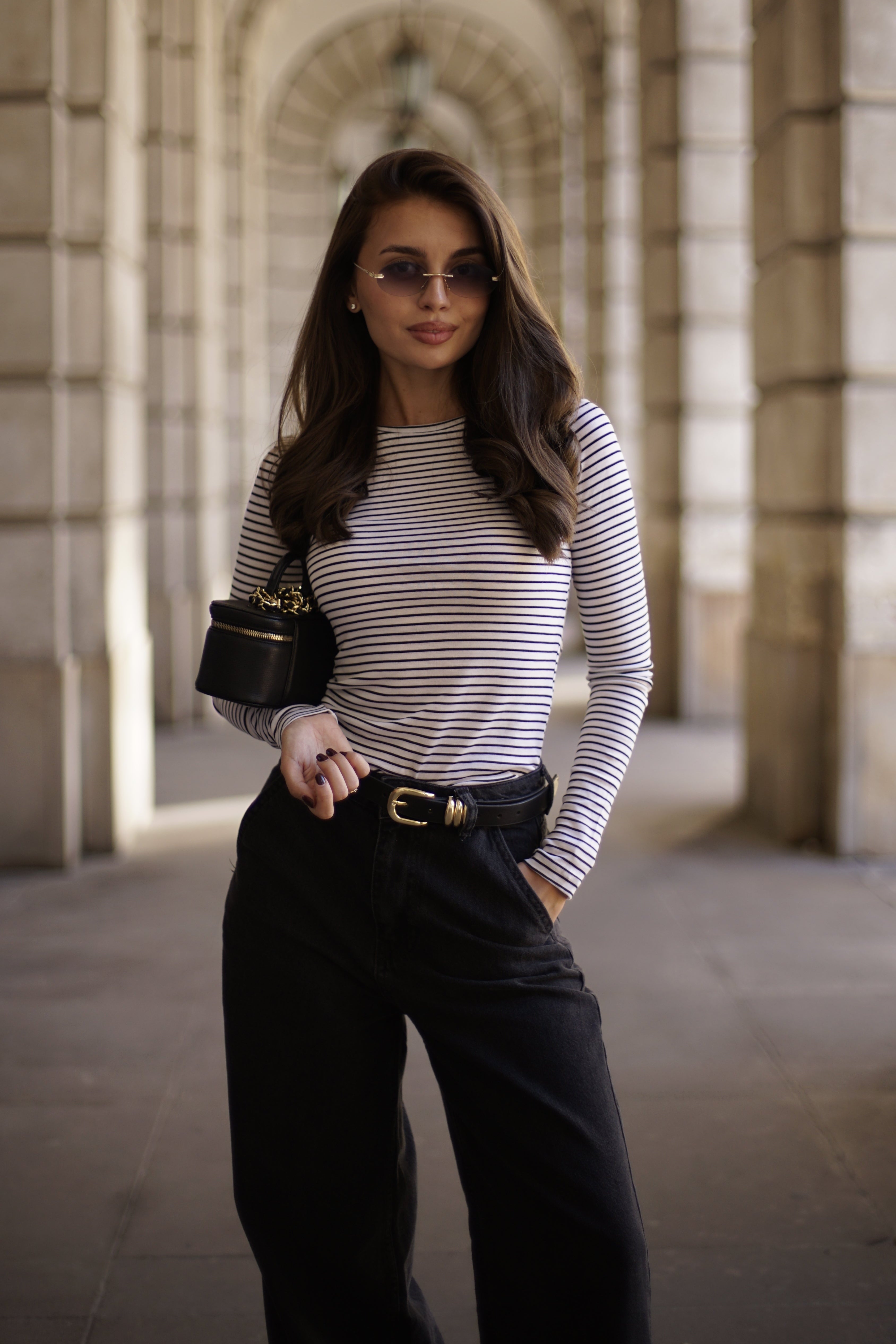 White Striped Long Sleeve