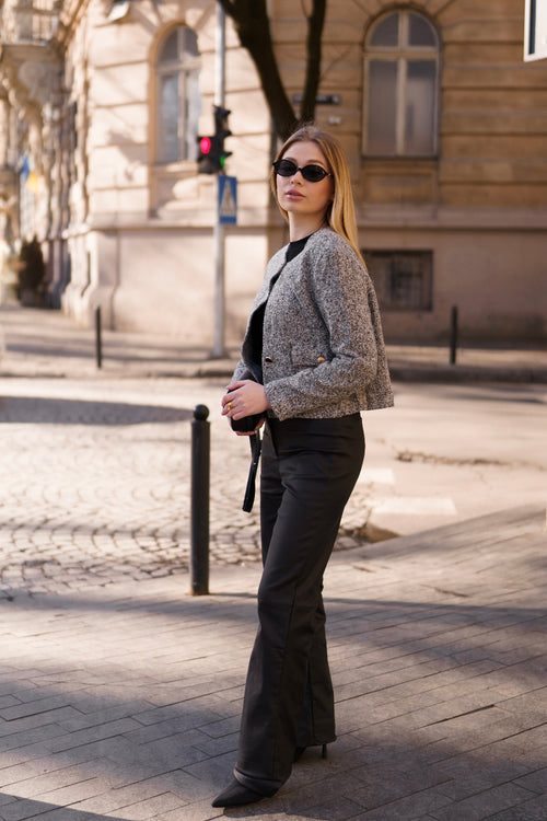 Soft Short Jacket with Pockets - SOLMAR