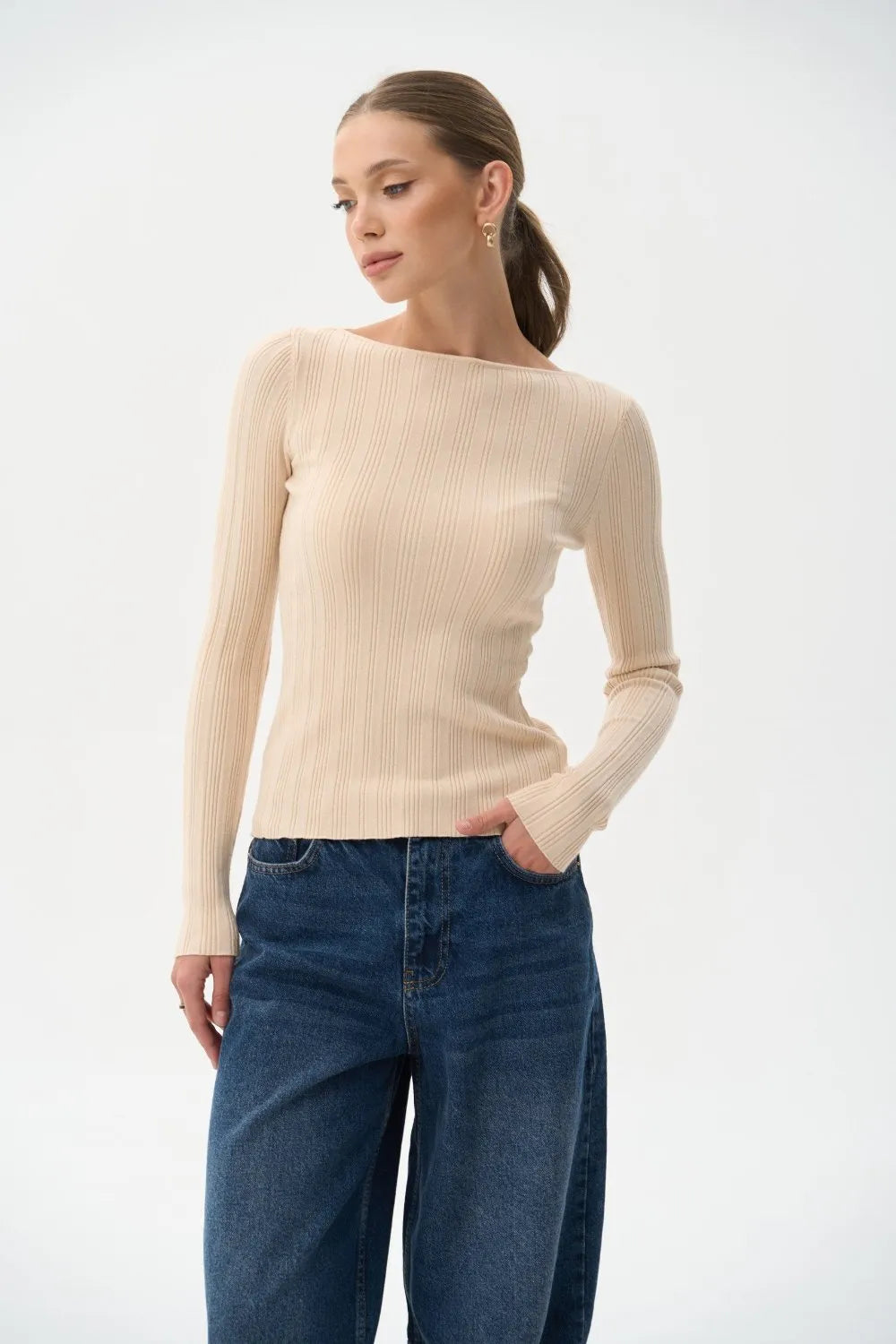 Beige Long Sleeve