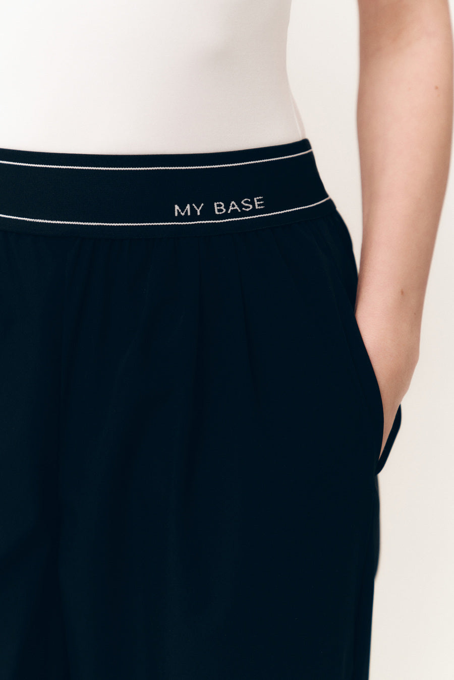 Black Activewear "My Base" Pants - SOLMAR
