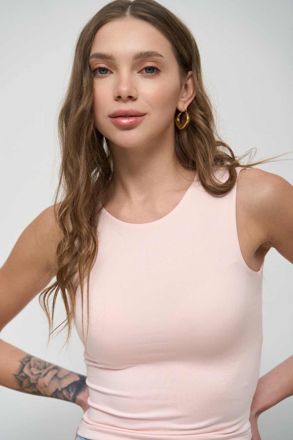 Pink Basic Tank Top