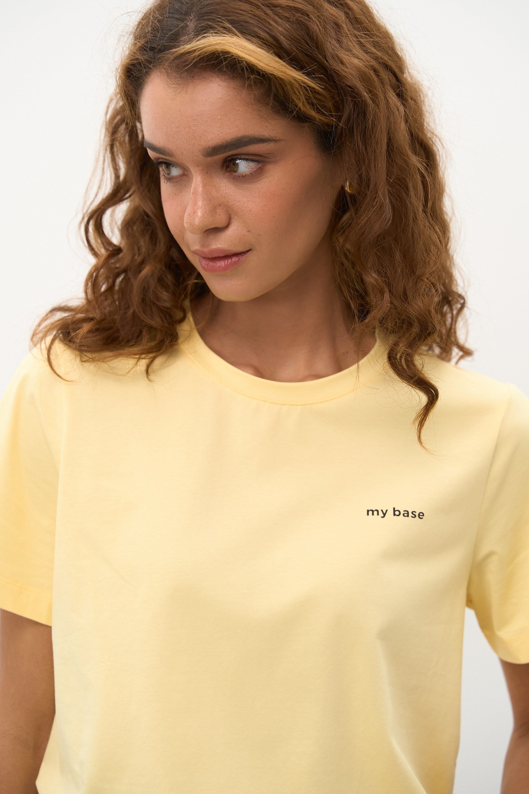 Pastel Yellow "My Base" T-Shirt - SOLMAR