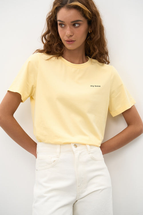 Pastel Yellow "My Base" T-Shirt - SOLMAR