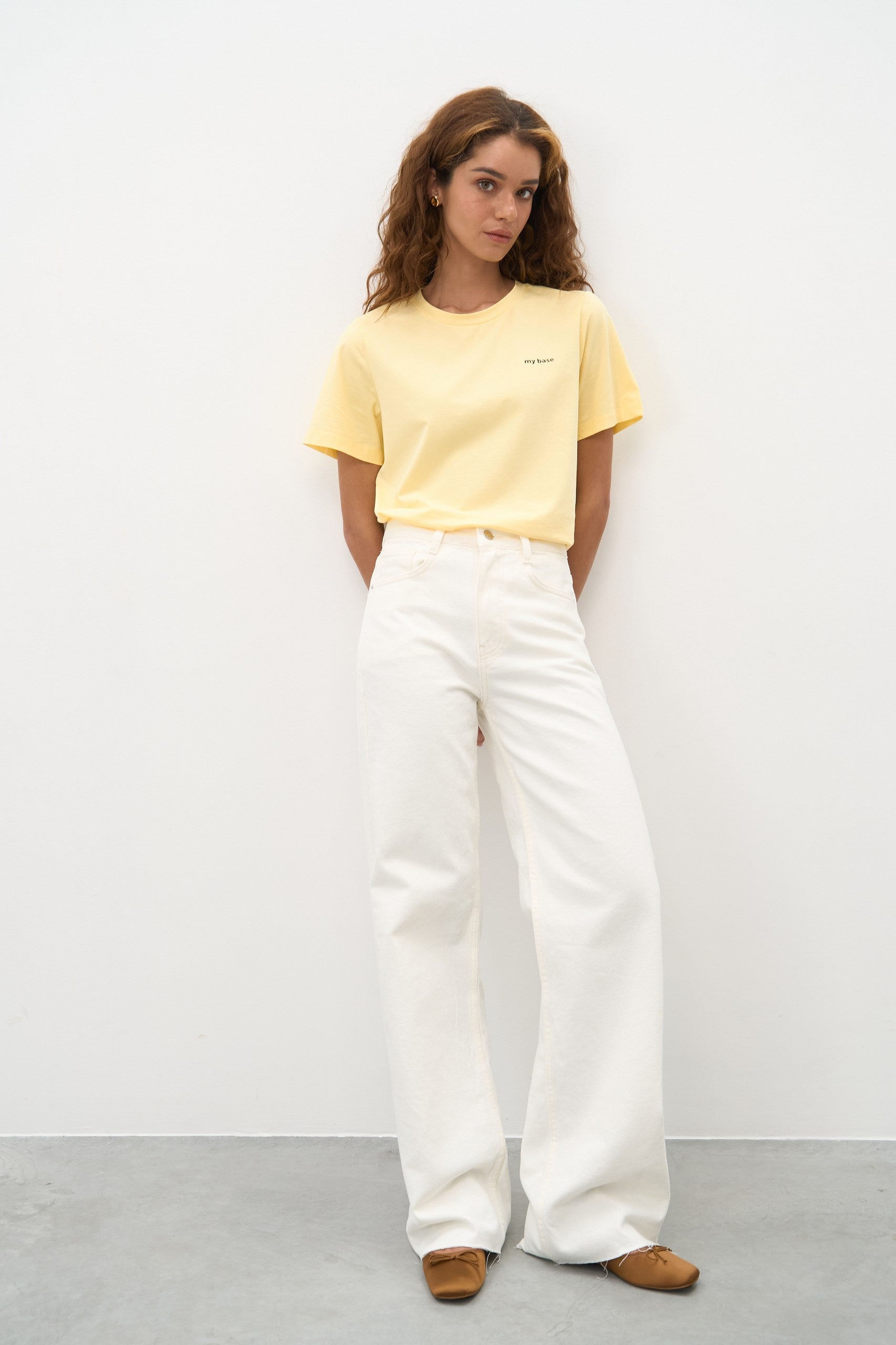 Pastel Yellow "My Base" T-Shirt - SOLMAR