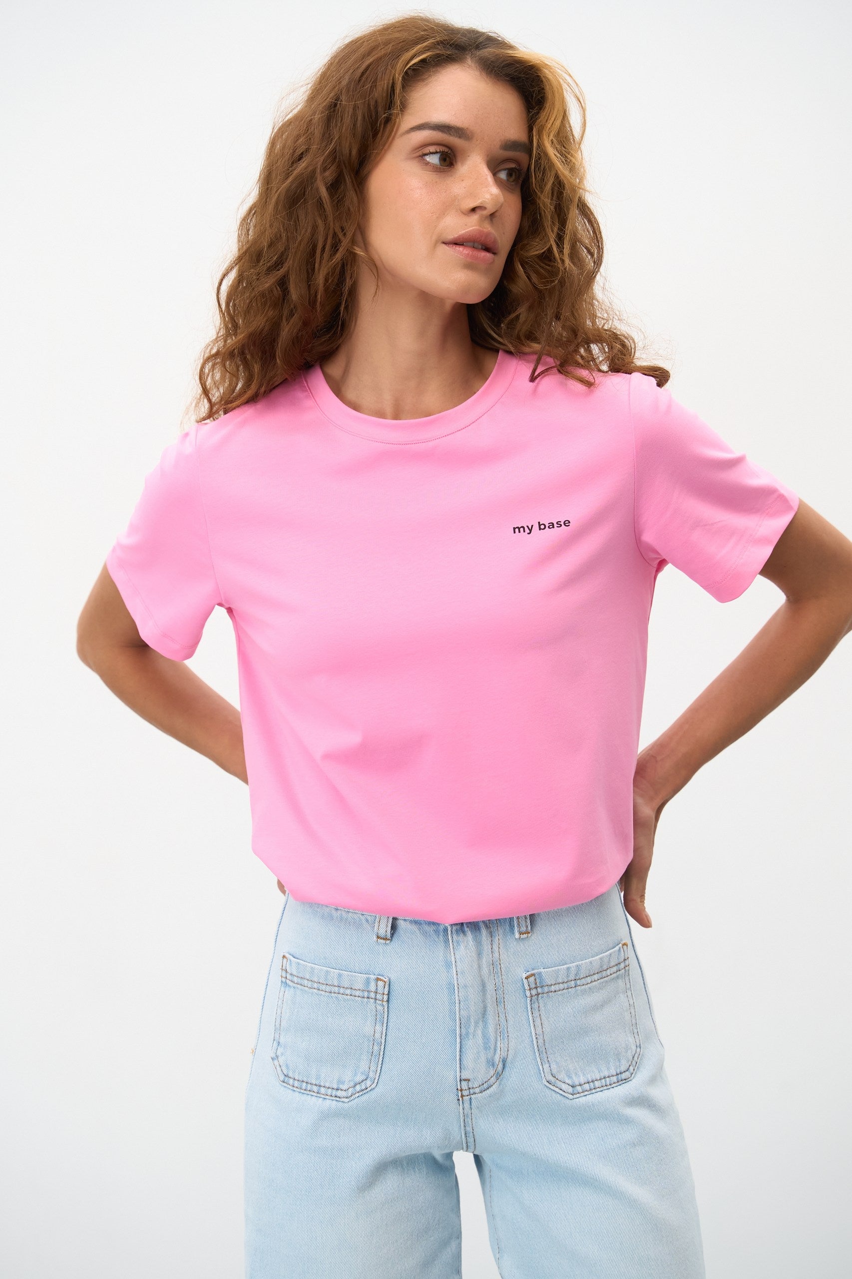 Pink "My Base" T-Shirt - SOLMAR