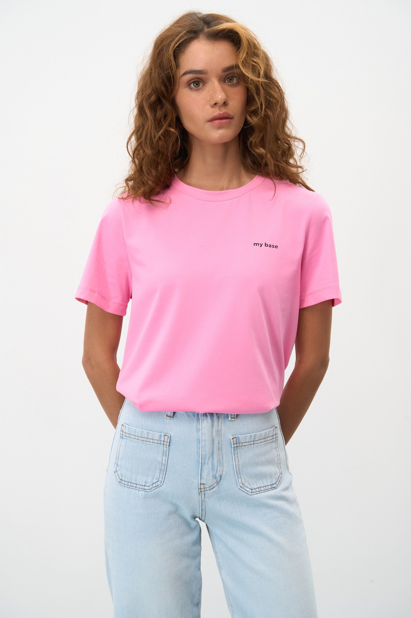 Pink "My Base" T-Shirt - SOLMAR