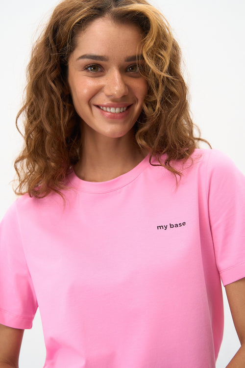 Pink "My Base" T-Shirt - SOLMAR