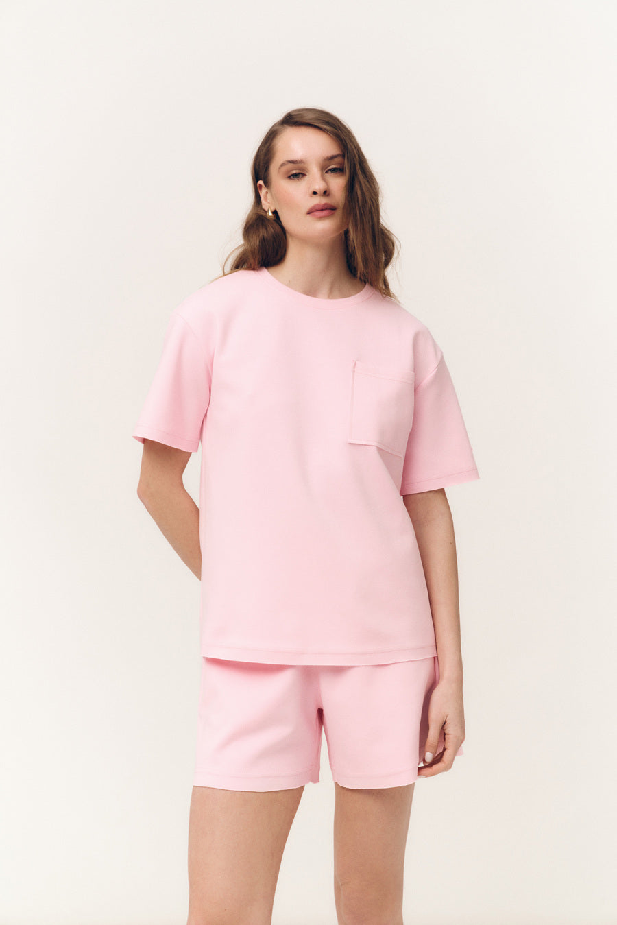 Pink T-Shirt with Pocket - SOLMAR
