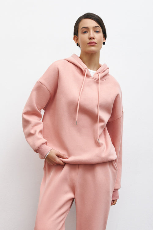 Pink sports hoodie - SOLMAR