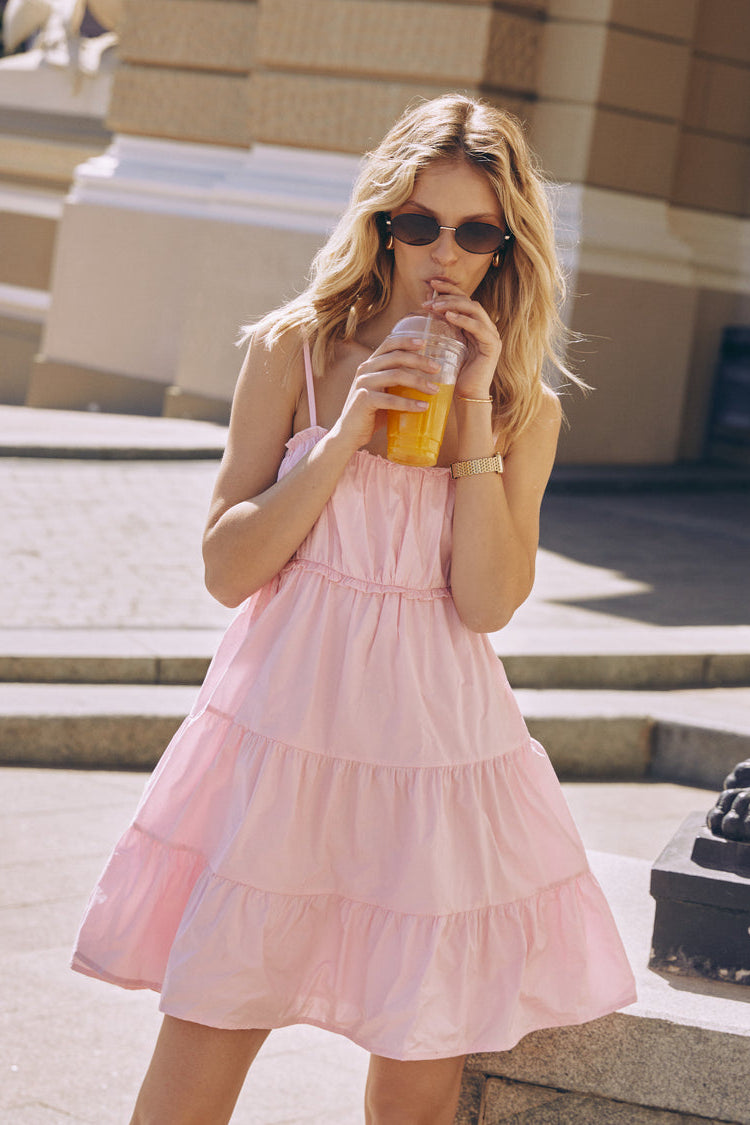 Pink Baby Doll Dress - SOLMAR