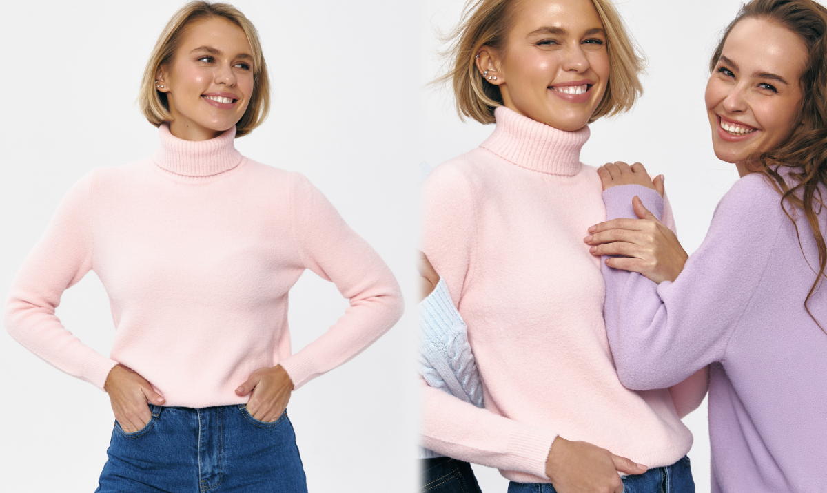 Pink mood: what is the magic of pink sweaters?