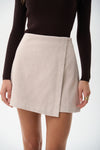 Milk High Waist Asymmetric Skirt