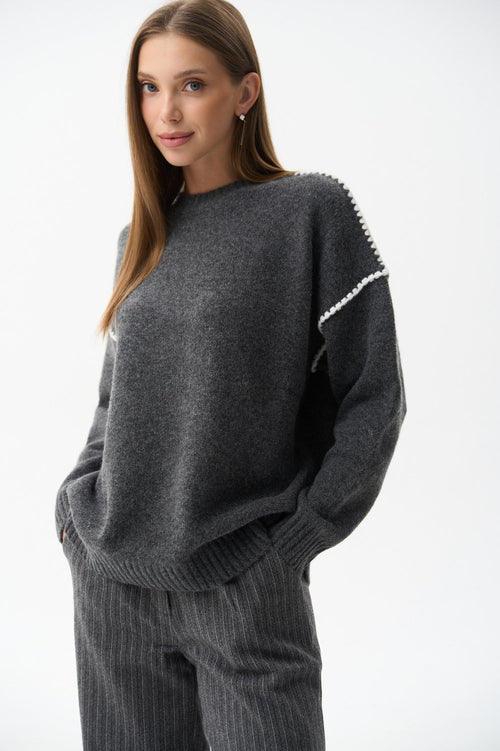 Grey sweater - SOLMAR