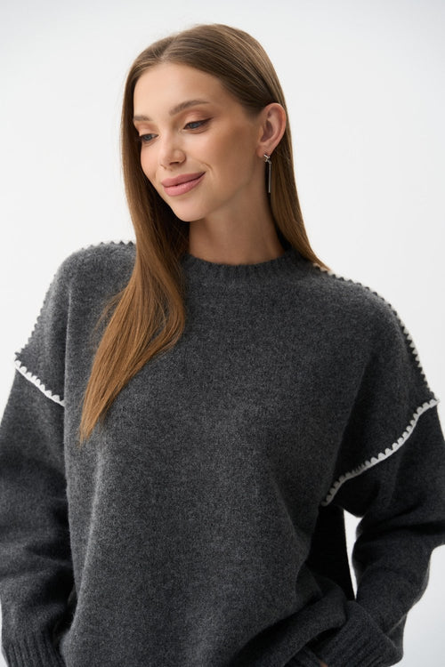 Grey sweater - SOLMAR