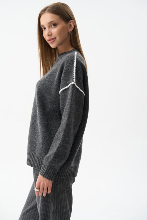 Grey sweater - SOLMAR