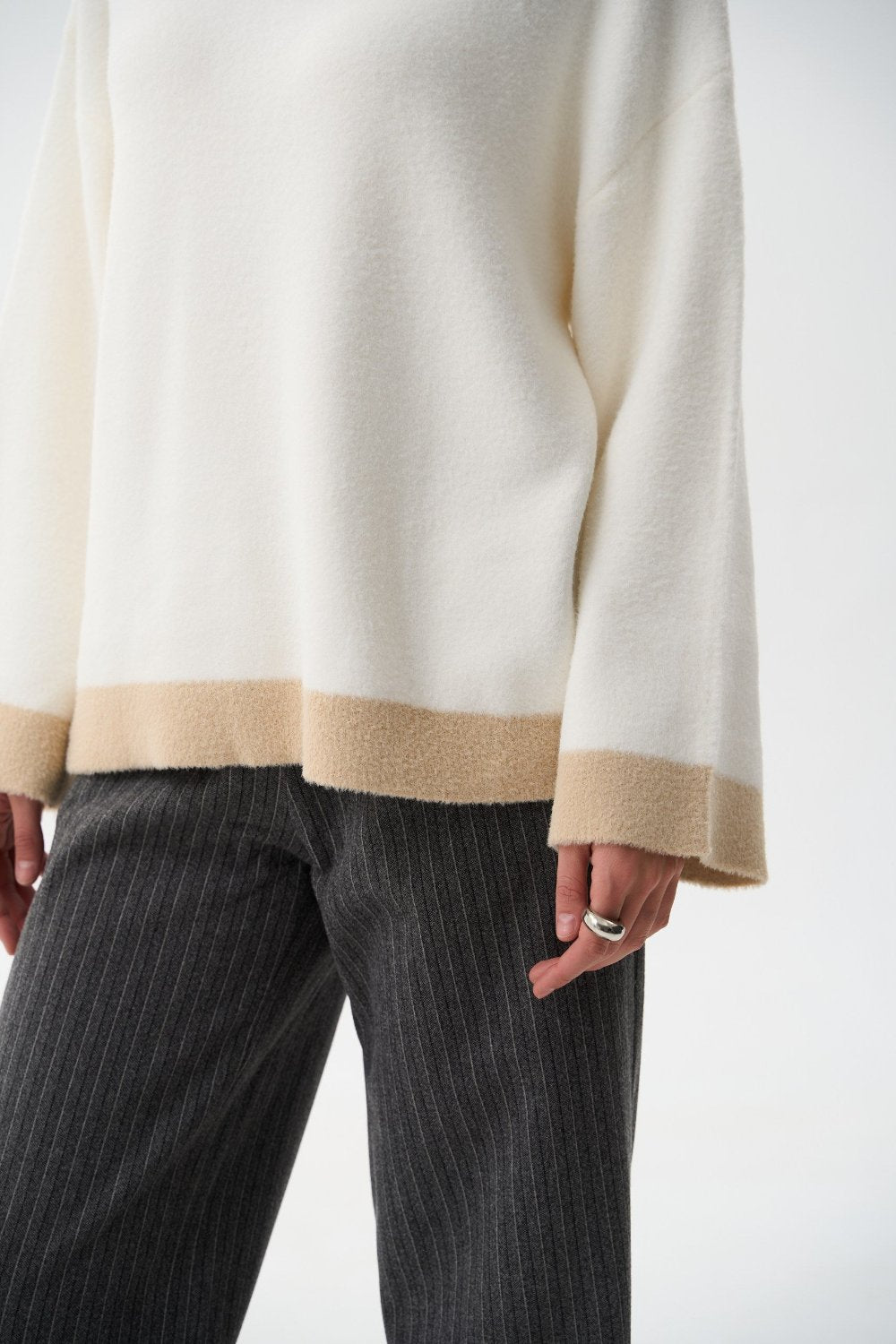 Beige sweater - SOLMAR