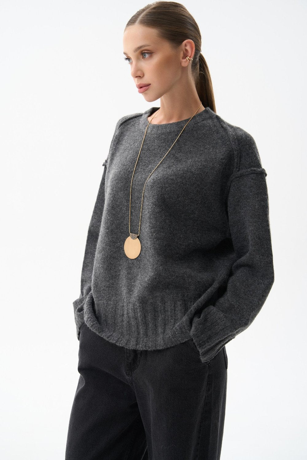 Grey sweater - SOLMAR