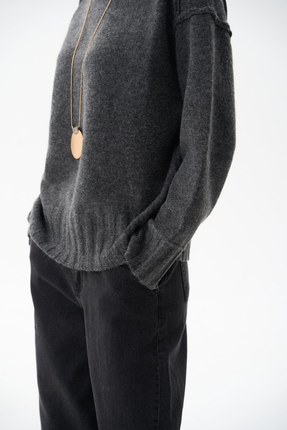 Grey sweater - SOLMAR