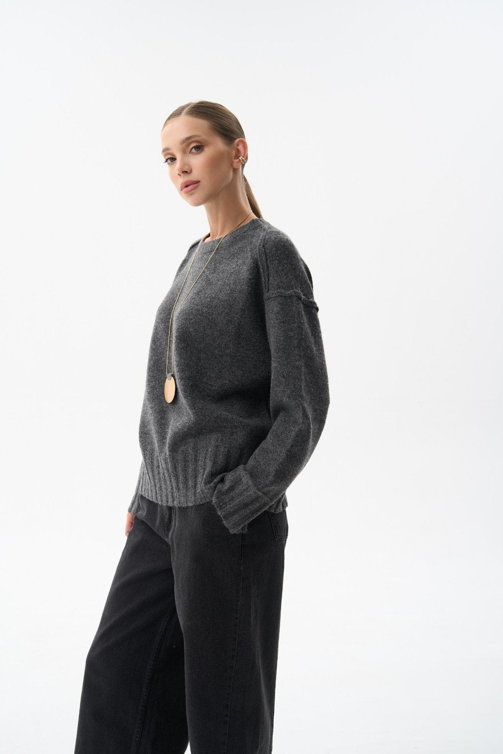 Grey sweater - SOLMAR