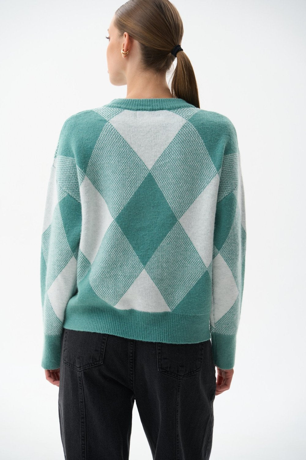 Green diamond sweater - SOLMAR