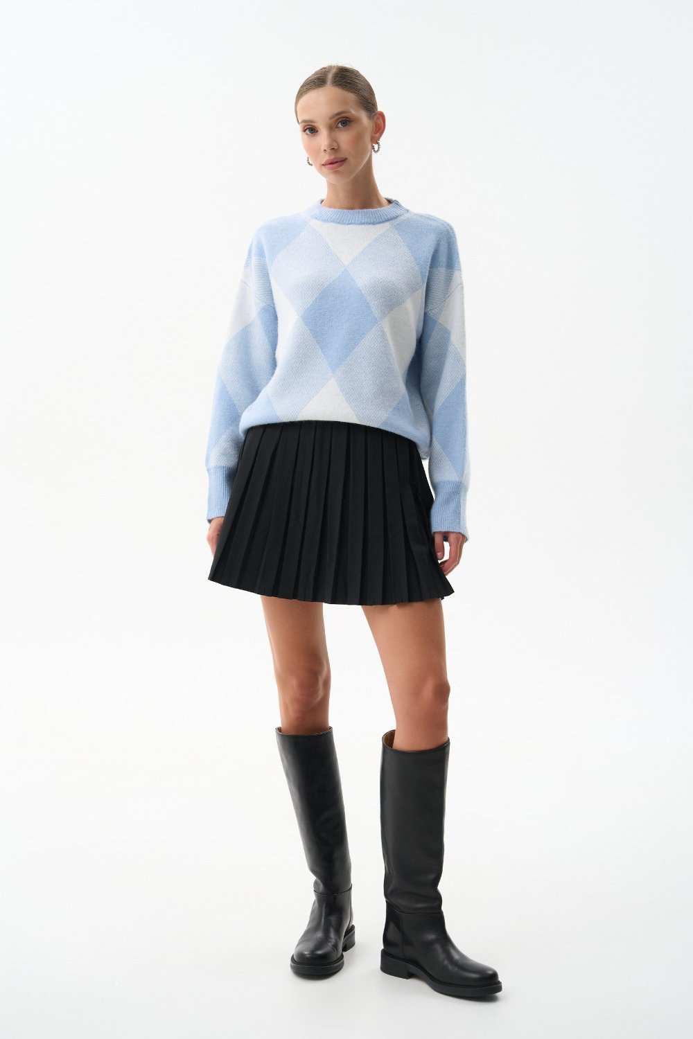 Blue diamond sweater - SOLMAR