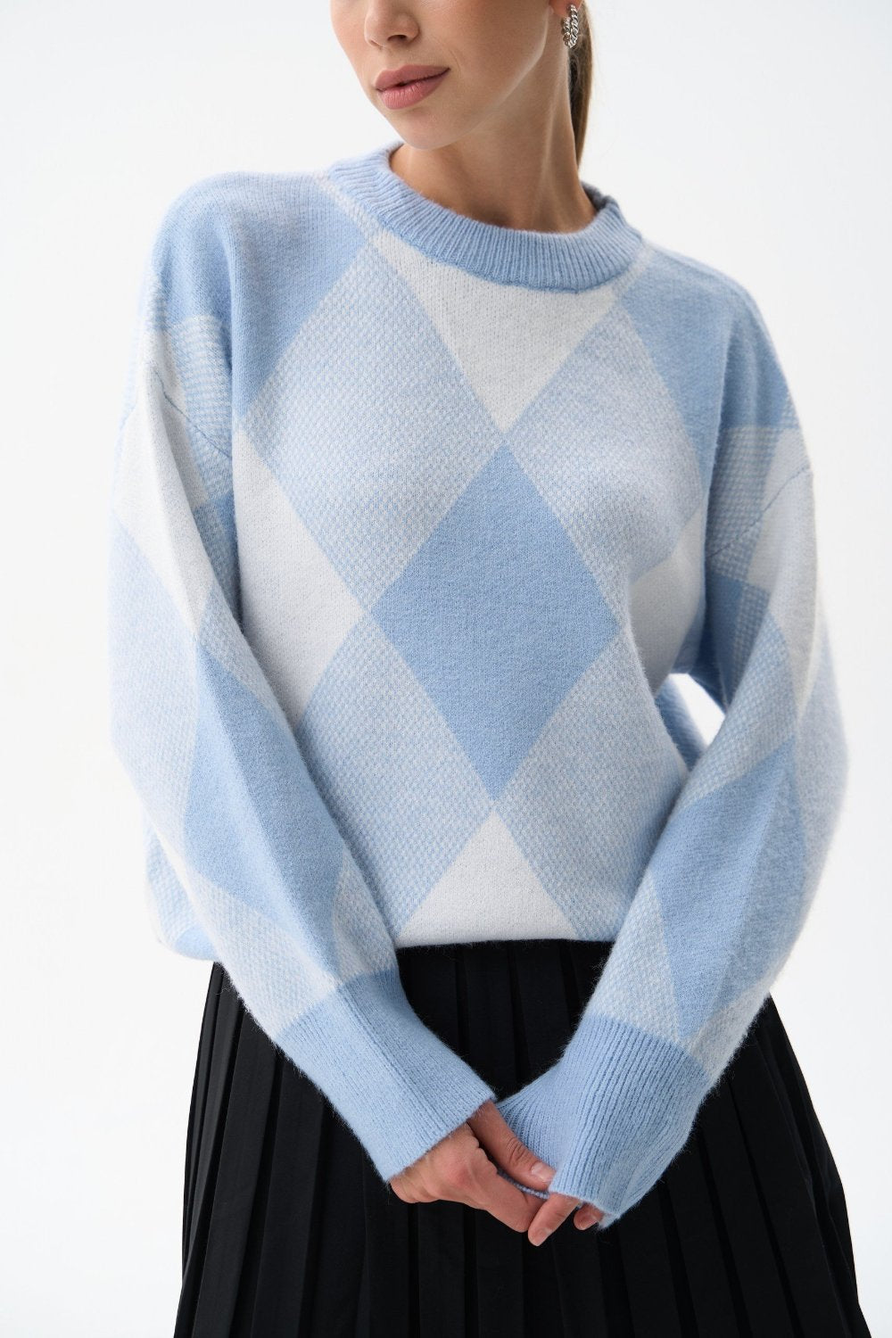 Blue diamond sweater - SOLMAR