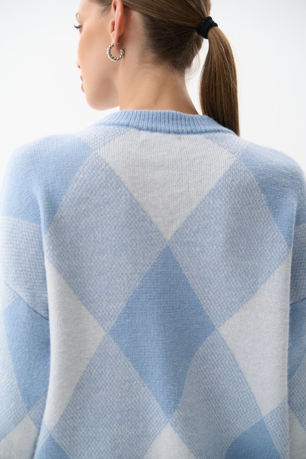 Blue diamond sweater - SOLMAR