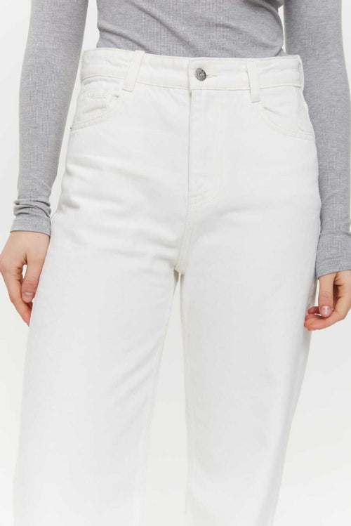 WIDE-LEG jeans, Milk