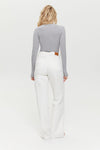 WIDE-LEG jeans, Milk