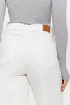 WIDE-LEG jeans, Milk