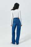 High waist STRAIGHT jeans, Blue