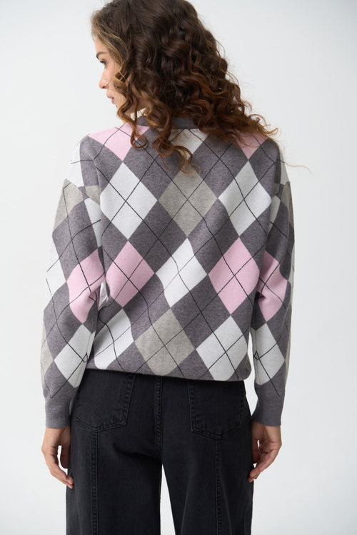 Diamond sweater in color grey - SOLMAR