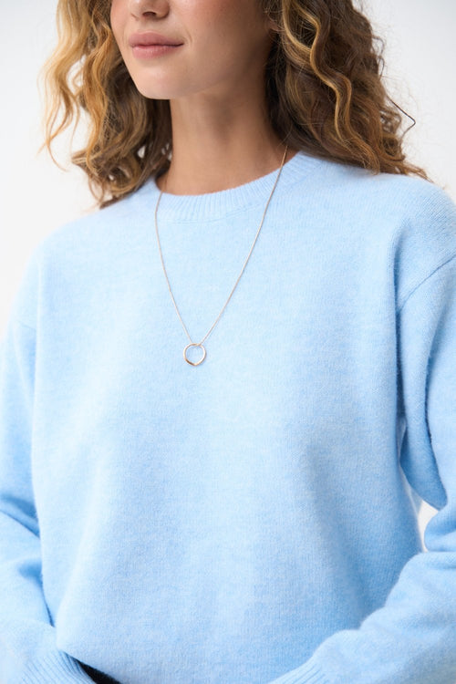 Wool sweater in color blue - SOLMAR