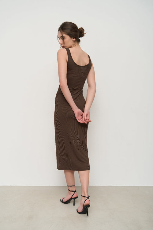 Brown Dress - SOLMAR