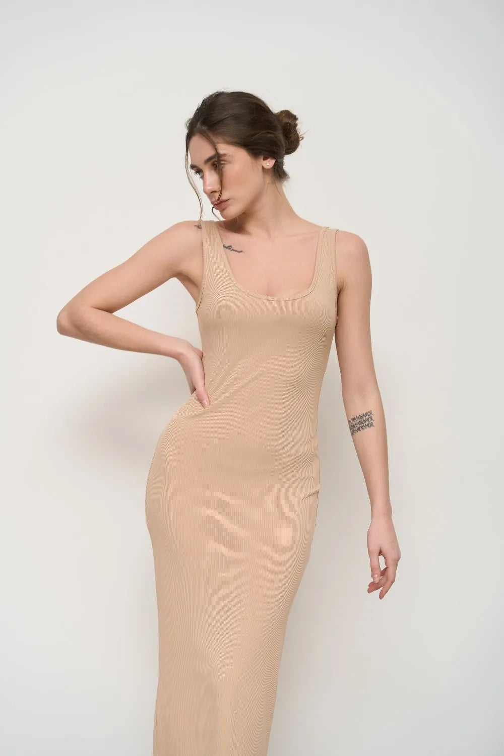 Beige Dress - SOLMAR