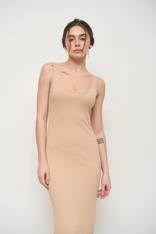 Beige Dress - SOLMAR