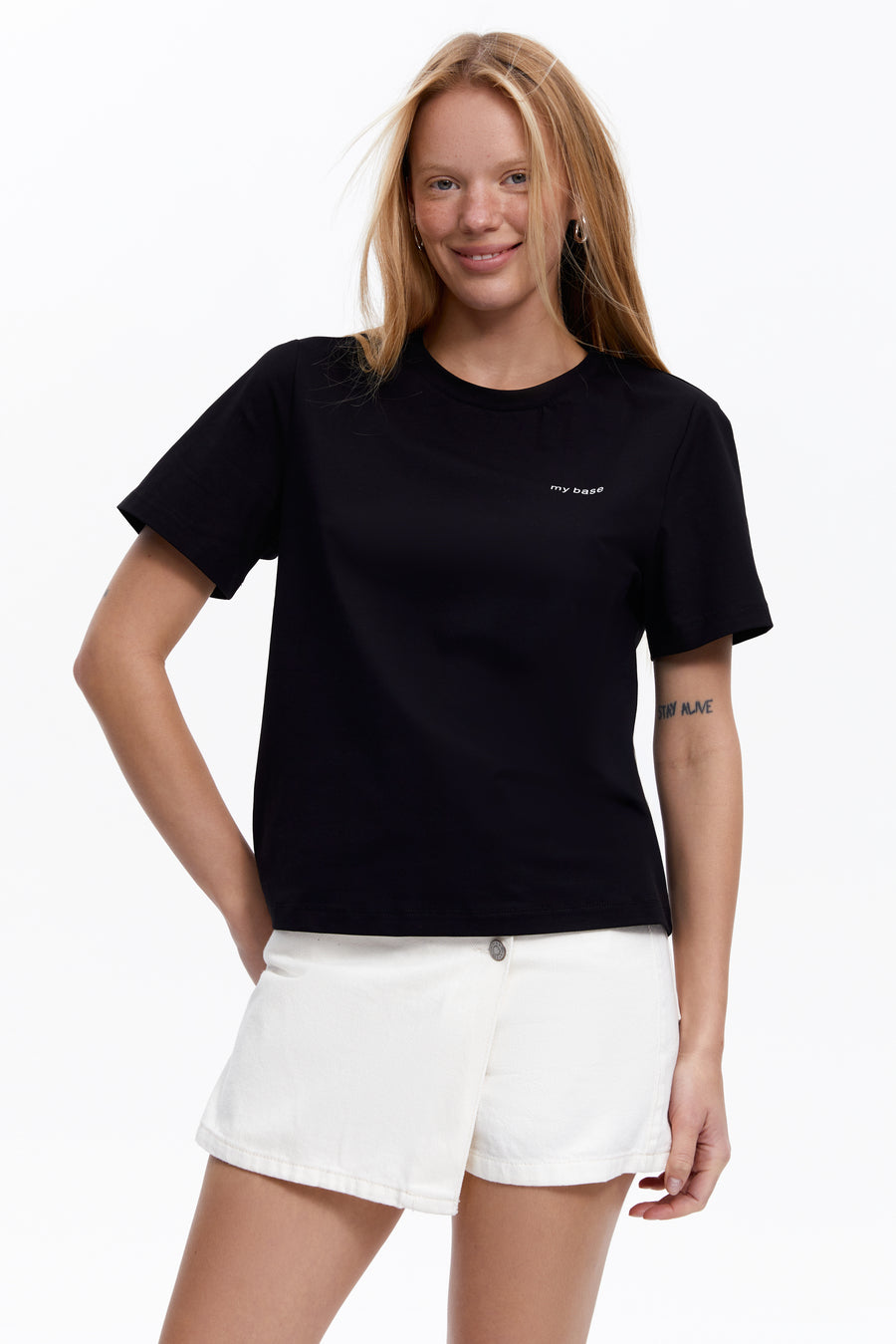 My Base graphic T-shirt, Black