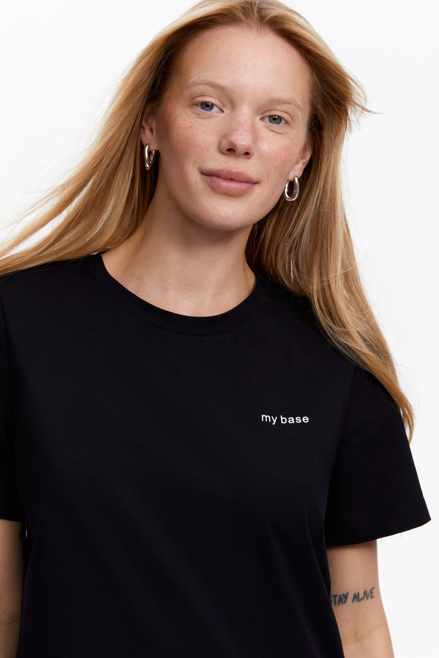 My Base graphic T-shirt, Black