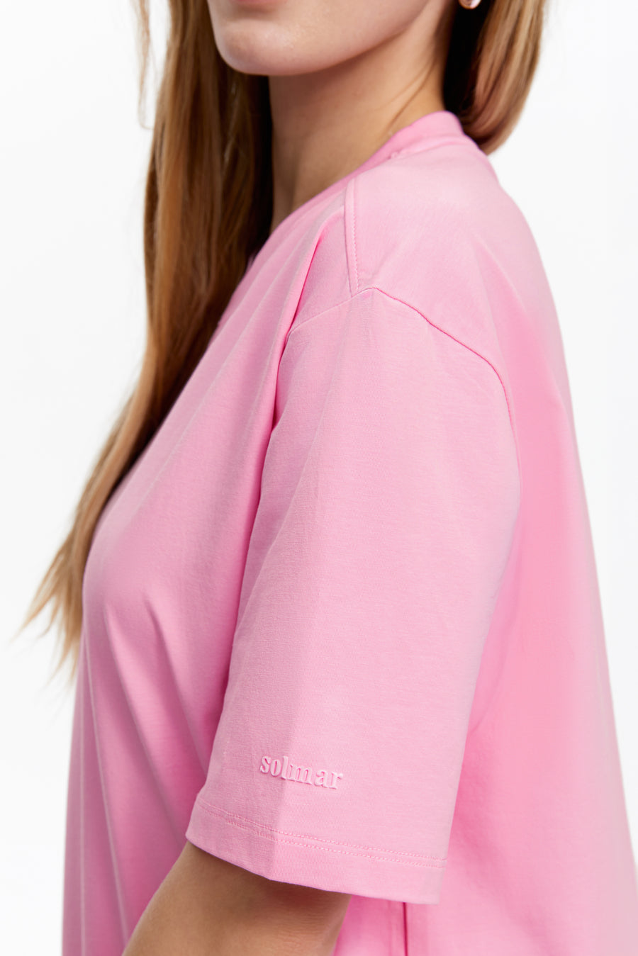 Loose-fit T-shirt, Baby Pink
