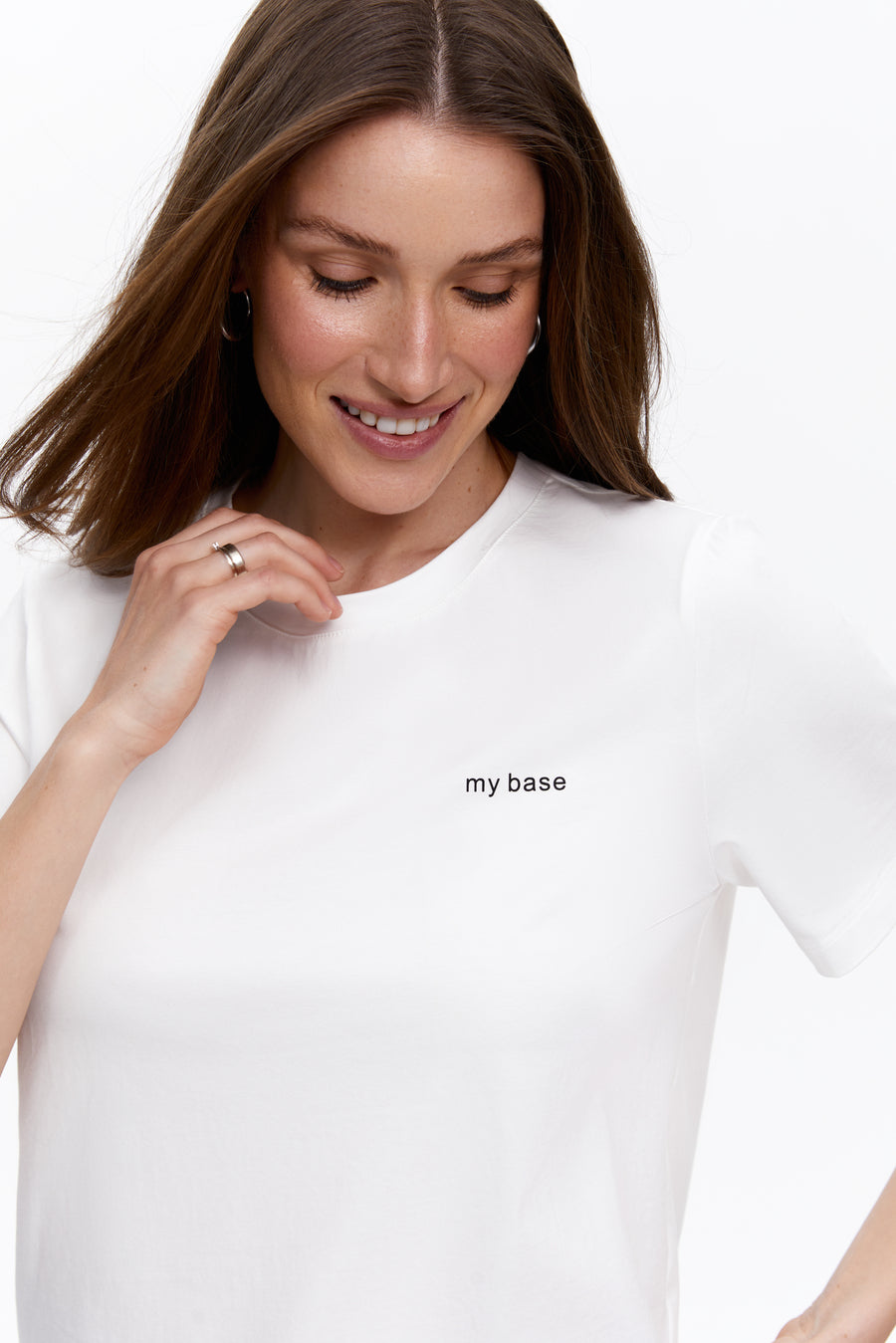 My Base graphic T-shirt, Clean White