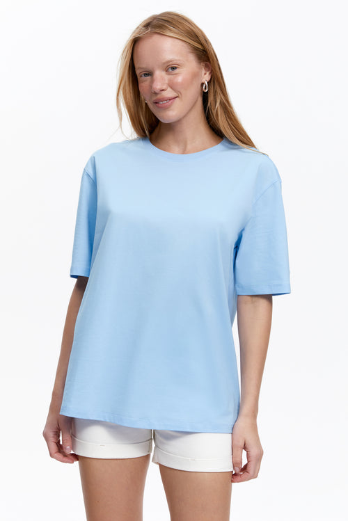 Loose-fit T-shirt, Cloud Blue