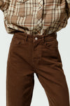 WIDE-LEG jeans, Chocolate Milk