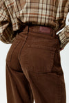 WIDE-LEG jeans, Chocolate Milk