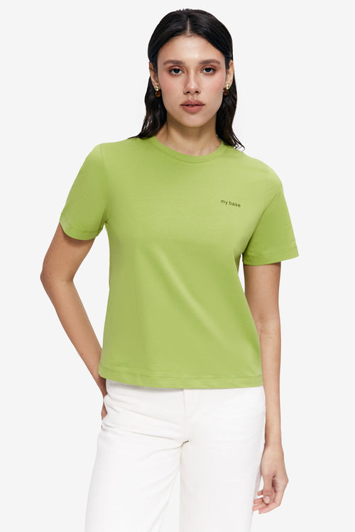 My Base graphic T-shirt, Lemongrass