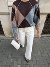 WIDE-LEG jeans, Milk