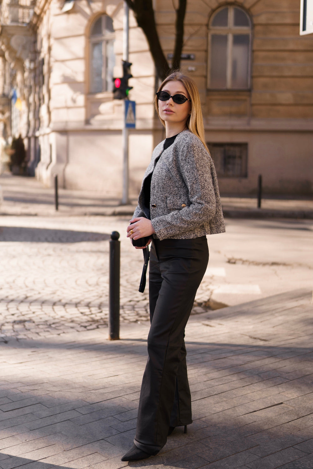 Soft Short Jacket with Pockets