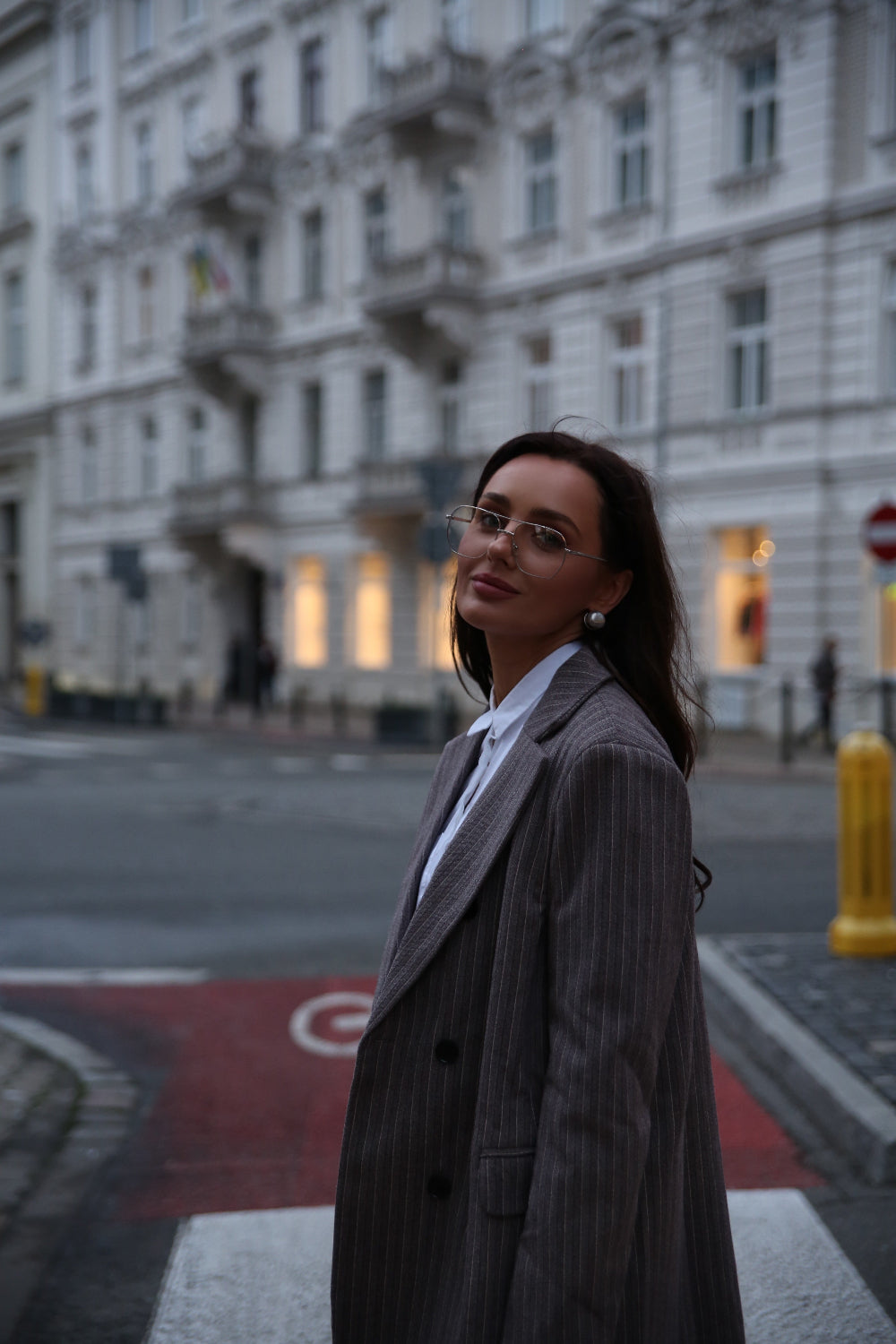 Oversize Striped Blazer - SOLMAR
